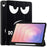 For Samsung Galaxy Tab S11 Tablet Case Pattern Printing Tri-Fold Stand Leather + TPU Cover with Pen Holder - Don't Touch Me - 1