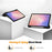 For Samsung Galaxy Tab S11 Tablet Case Pattern Printing Tri-Fold Stand Leather + TPU Cover with Pen Holder - Don't Touch Me - 6