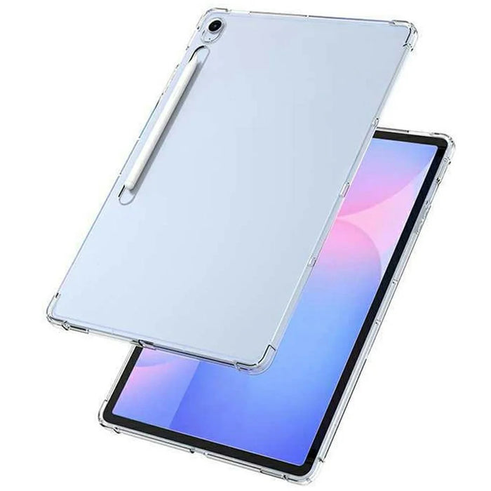 For Samsung Galaxy Tab S10 Lite Case TPU Drop-Resistant Clear Tablet Cover + Tempered Glass Screen Film - 2