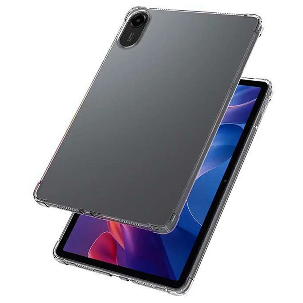 For Xiaomi Redmi Pad 2 11 Case TPU Drop-Resistant Clear Tablet Cover + Tempered Glass Screen Film - 2