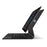 For iPad Pro 13 (2025) / 13 (2024) Smart Pogo Pin Direct Connection Keyboard (German Layout) + Leather Tablet Case - Black - 4