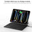For iPad Pro 11 (2025) / 11 (2024) Smart Pogo Pin Direct Connection Keyboard (French Layout) + Leather Tablet Case - Black - 7