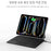 For iPad Pro 11 (2025) / 11 (2024) Smart Pogo Pin Direct Connection Keyboard (Korean Layout) + Leather Tablet Case - Black - 7