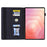 For Samsung Galaxy Tab S11 Ultra Case PU Leather Protective Folio Tablet Cover with Card Holder - Black - 2