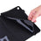 For Samsung Galaxy Tab S11 Ultra Case PU Leather Protective Folio Tablet Cover with Card Holder - Black - 5