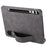 For Samsung Galaxy Tab S10 Ultra / S9 Ultra / S8 Ultra Case Hand Strap Kickstand Leather Tablet Cover - Grey - 2