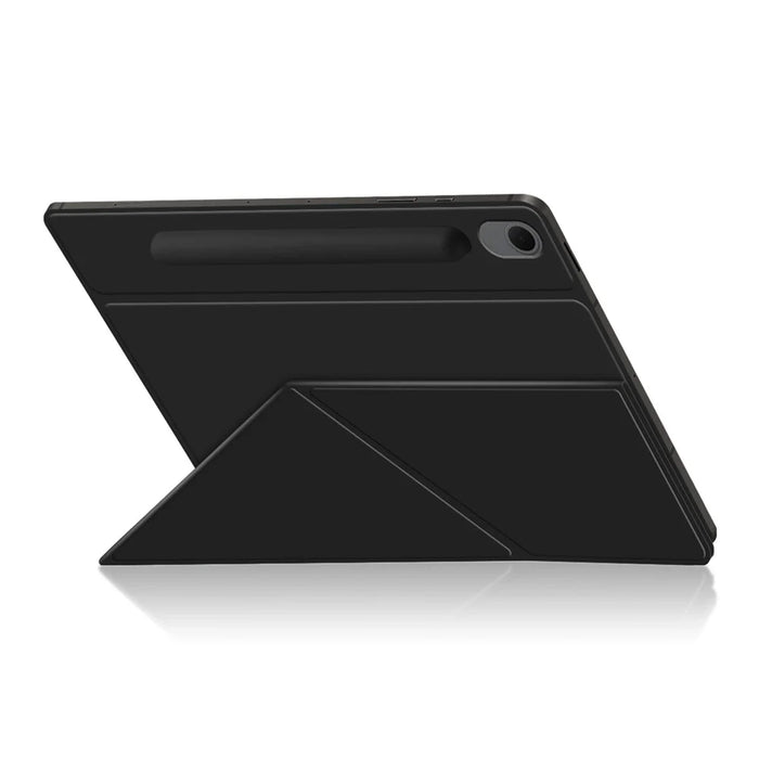 For Samsung Galaxy Tab S10 Lite Leather Case Origami Stand Magnetic Tablet Cover Auto Wake  /  Sleep - Black - 5