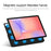 For Samsung Galaxy Tab S10 Lite Leather Case Origami Stand Magnetic Tablet Cover Auto Wake  /  Sleep - Black - 6