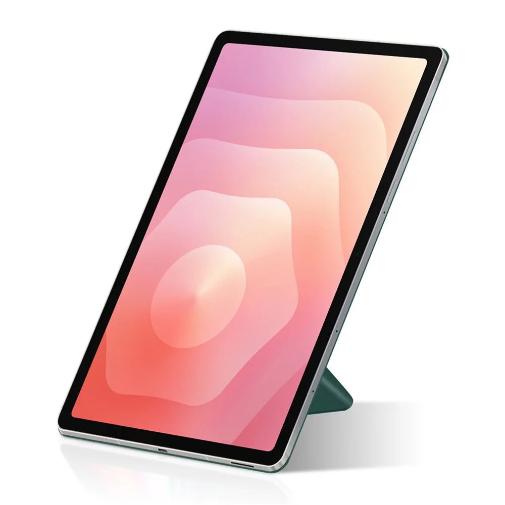 For Samsung Galaxy Tab S11 Leather Case Origami Stand Magnetic Tablet Cover Auto Wake  /  Sleep - Green - 3