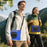 For Samsung Galaxy Tab S11 Kickstand Case TPU PC Silicone Tablet Cover with Shoulder Strap - Navy Blue - 5