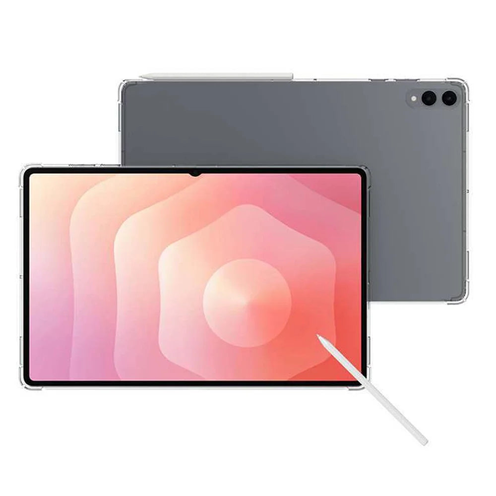 For Samsung Galaxy Tab S12 Ultra / S11 Ultra Case Four Corner Shockproof Clear Tablet TPU Cover - 3