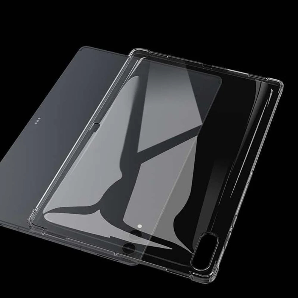 For Samsung Galaxy Tab S12 Ultra / S11 Ultra Case Four Corner Shockproof Clear Tablet TPU Cover - 6