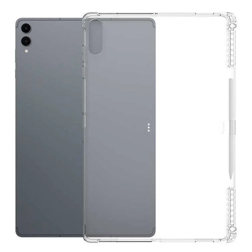 For Samsung Galaxy Tab S12 Ultra / S11 Ultra Case Reinforced Four Corner Anti-Drop Clear TPU Tablet Cover with Pen Slot - 1
