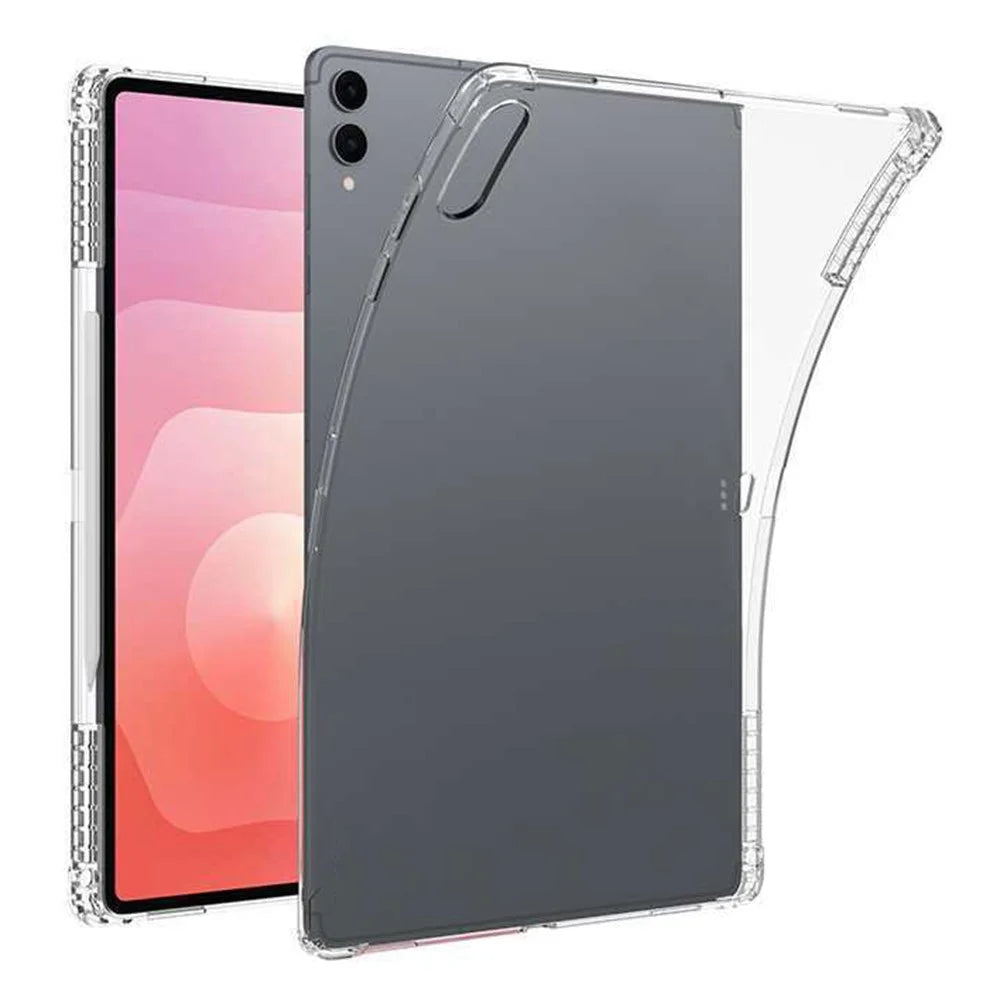 For Samsung Galaxy Tab S12 Ultra / S11 Ultra Case Reinforced Four Corner Anti-Drop Clear TPU Tablet Cover with Pen Slot - 2
