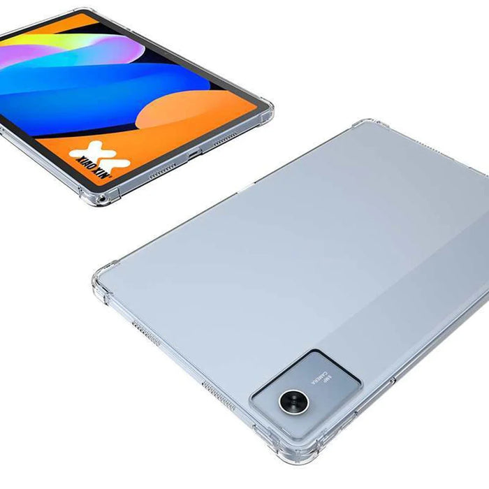 For Lenovo Tab M11 Case TPU Drop-Resistant Clear Tablet Cover + Tempered Glass Screen Film - 5