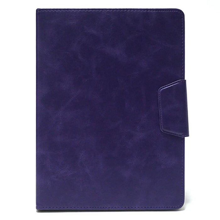For 9 - 10 Inch Tablets Case with Stand Card Holder Universal Silicone Leather Cover - Purple - 2