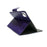 For 9 - 10 Inch Tablets Case with Stand Card Holder Universal Silicone Leather Cover - Purple - 4