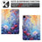 For Samsung Galaxy Tab A11  /  A9 Case Colorful Pattern Painting Card Slots Stand Leather Tablet Cover with Auto Sleep  /  Wake - Blossom - 6