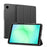 DUX DUCIS For Samsung Galaxy Tab A9 / Galaxy Tab A11 Case  Domo Series Tri-fold Stand PU Leather Tablet Cover - Black - 1