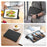 DUX DUCIS For Samsung Galaxy Tab A9 / Galaxy Tab A11 Case  Domo Series Tri-fold Stand PU Leather Tablet Cover - Black - 6