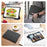 DUX DUCIS For Samsung Galaxy Tab S11 Case  Domo Series Tri-fold Stand PU Leather Tablet Cover - Black - 7