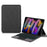 For Lenovo Xiaoxin Pad Pro GT Leather Case + Touchpad Bluetooth-Compatible Keyboard with Backlit - 1