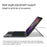 For Lenovo Xiaoxin Pad Pro GT Leather Case + Touchpad Bluetooth-Compatible Keyboard with Backlit - 7