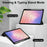 For Samsung Galaxy Tab S11 Case Clear Acrylic Leather Tablet Cover Support Auto Sleep   /   Wake - Black - 3