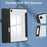 For Samsung Galaxy Tab S11 Case Clear Acrylic Leather Tablet Cover Support Auto Sleep   /   Wake - Black - 4