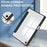 For Samsung Galaxy Tab S11 Case Clear Acrylic Leather Tablet Cover Support Auto Sleep   /   Wake - Black - 5