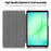 For Samsung Galaxy Tab A11 / A9 Case Anti-Drop Leather Stand Tablet Cover - Black - 2