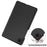 For Samsung Galaxy Tab A11 / A9 Case Anti-Drop Leather Stand Tablet Cover - Black - 6