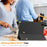 For Samsung Galaxy Tab A11 / A9 Case Anti-Drop Leather Stand Tablet Cover - Black - 7