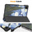 For Samsung Galaxy Tab A11 / A9 Case Pattern Print Leather Stand Tablet Cover - Starry Sky - 4