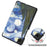 For Samsung Galaxy Tab A11 / A9 Case Pattern Print Leather Stand Tablet Cover - Starry Sky - 5