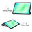 For Samsung Galaxy Tab A11+ / A9+ Case Anti-Drop Leather Stand Tablet Cover - Black - 4