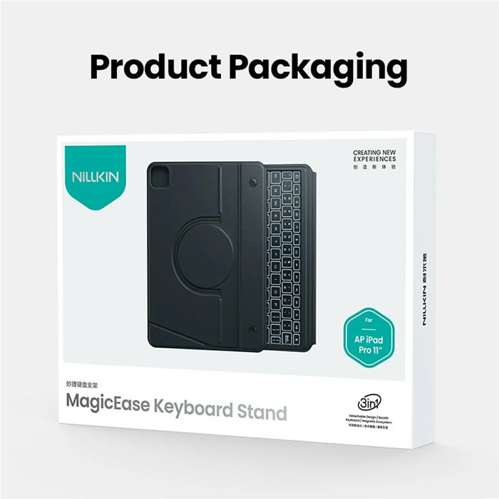 NILLKIN MagicEase Keyboard Stand For iPad Pro 13 (2025) / 13 (2024) / Pro 12.9 (2022) / (2021) / (2020) / Air 13 (2026) / (2025) / (2024) - Black - 6