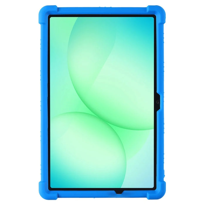 For Samsung Galaxy Tab A11+ Case Adjustable Kickstand Silicone Tablet Protective Cover - Dark Blue - 3