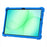 For Samsung Galaxy Tab A11+ Case Adjustable Kickstand Silicone Tablet Protective Cover - Dark Blue - 4