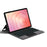 For Samsung Galaxy Tab S11 Leather Case + Touchpad Bluetooth-Compatible Keyboard with Backlit - 3