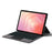For Samsung Galaxy Tab S11 Leather Case + Touchpad Bluetooth-Compatible Keyboard with Backlit - 4