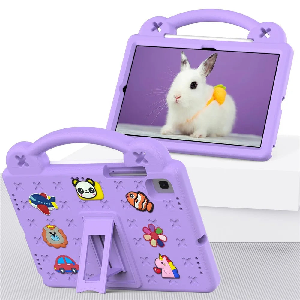 For Samsung Galaxy Tab S6 Lite (2020) / (2022) / (2024) / A7 10.4 (2020) / (2022) / S6 10.5 2019 SM-T860 / S5e 10.5 (2019) SM-T720 EVA Case Tablet - Purple - 4