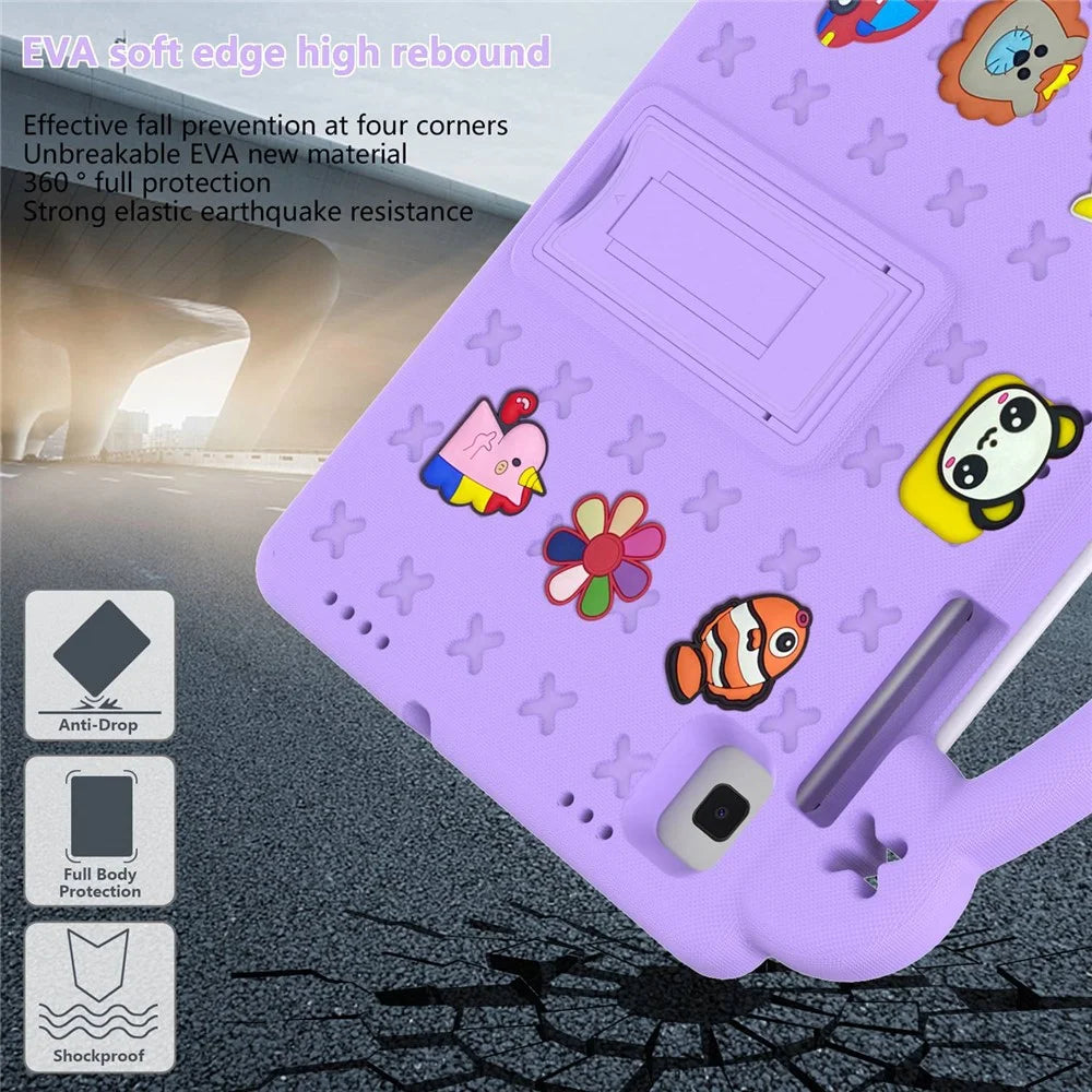 For Samsung Galaxy Tab S6 Lite (2020) / (2022) / (2024) / A7 10.4 (2020) / (2022) / S6 10.5 2019 SM-T860 / S5e 10.5 (2019) SM-T720 EVA Case Tablet - Purple - 6
