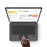 For Samsung Galaxy Tab S11 Ultra Leather Case + Touchpad Bluetooth-Compatible Keyboard (without Backlit) - 6