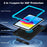 For iPad (2025) / iPad 10.9 (2022) Case Kickstand Space Planet PC + Silicone Tablet Cover with Shoulder Strap - Black + Blue - 5