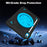 For iPad (2025) / iPad 10.9 (2022) Case Kickstand Space Planet PC + Silicone Tablet Cover with Shoulder Strap - Black + Blue - 6