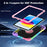 For iPad (2025) / iPad 10.9 (2022) Case with Hand Grip Kickstand Colorful Space Planet PC + Silicone Tablet Cover - Colorful Purple - 4