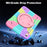 For iPad (2025) / iPad 10.9 (2022) Case with Hand Grip Kickstand Colorful Space Planet PC + Silicone Tablet Cover - Colorful Purple - 5