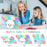 For iPad Air 11 (2026) / (2025) / (2024) Case with Cat Kickstand PC + Silicone Colorful Tablet Cover - Colorful Purple - 2