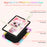 For iPad Air 11 (2026) / (2025) / (2024) Case PC + Silicone Colorful Tablet Cover with Cat Kickstand / Shoulder Strap - Colorful Rose Gold - 2